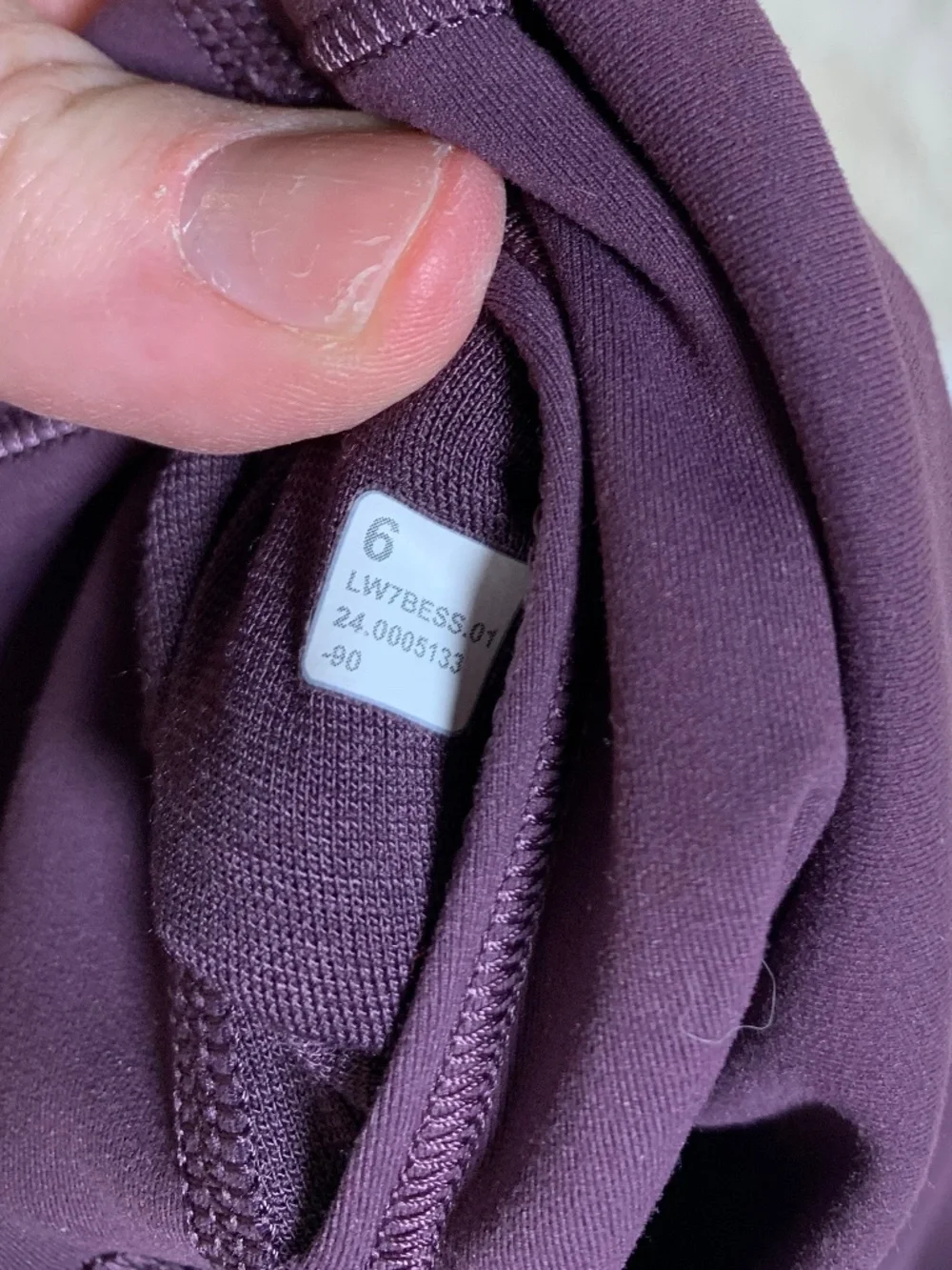 Lululemon purple/plummy athletic shorts sz 6